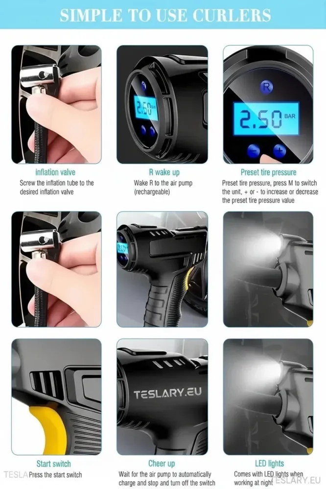12 Volt guma za inflaciju kompresora