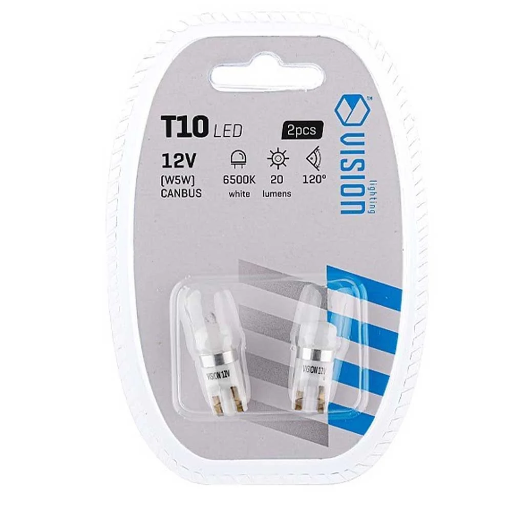 W5W T10 12V Vision LED žarulja (Canbus, bijela, 2 komada)