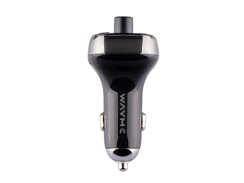 WAYME FM transmiter 12/24V s USB-C PD, QC4.0 +, Auto-ID, voltmetar i HandsFree
