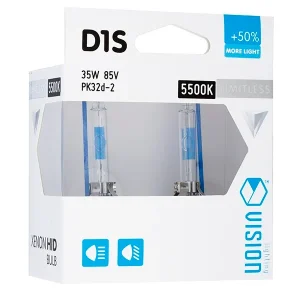 Xenon žarulje VISION D1S 5500K 85V 35W PK32d-2 + 50% beskrajno bijela, 2 kom