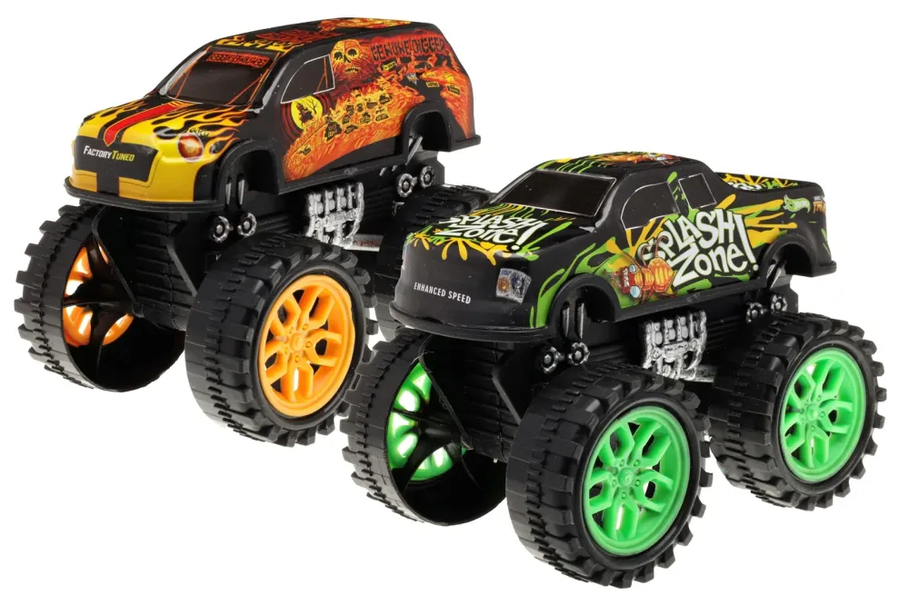 Monster Wheel, set od 2 vozila, u raznim bojama