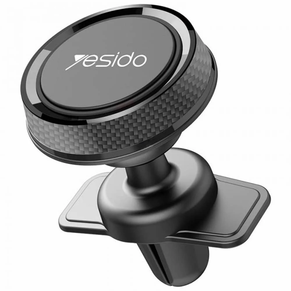Yesido - Držč za automobil (C61) - magnetski nosač mobitela za ventilacijski otvor - crni