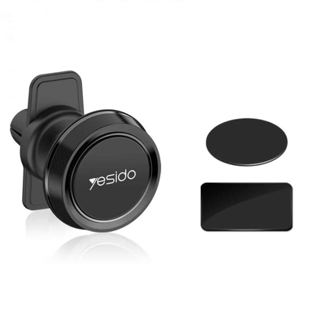 Yesido - Držč za automobil (C61) - magnetski nosač mobitela za ventilacijski otvor - crni