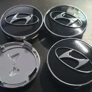 Hyundai čepovi za felge CRNI- 60mm (4 kom)