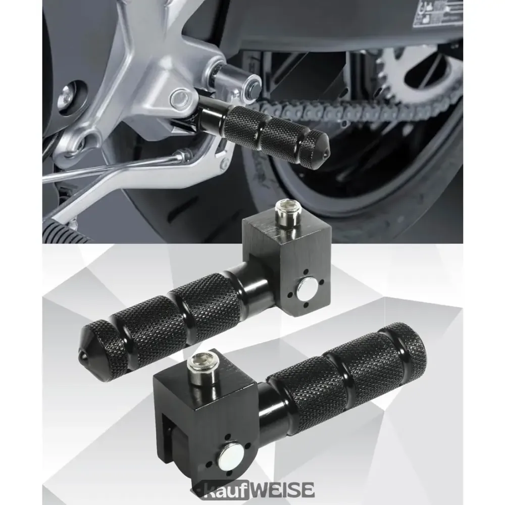 Sklopivi aluminijski oslonci za noge (par) | Univerzalni za 8mm snimanje | Pillion oslonci za noge za e-bicikl