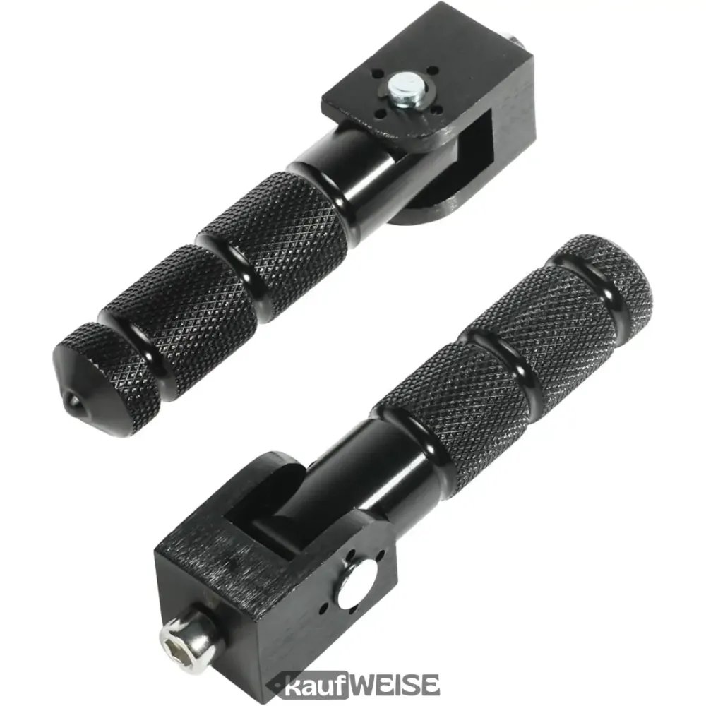 Sklopivi aluminijski oslonci za noge (par) | Univerzalni za 8mm snimanje | Pillion oslonci za noge za e-bicikl