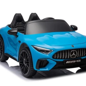 Licencirani auto na akumulator Mercedes AMG SL63 - plavi/lakirani