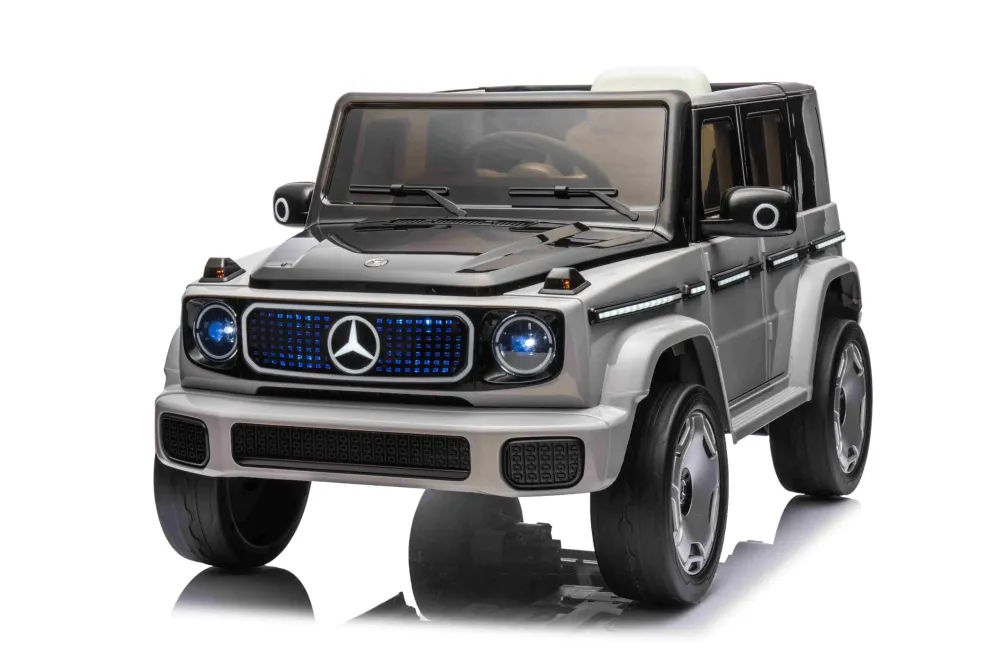 Licencirani auto na akumulator Mercedes Benz EQG 4x4 - srebrni
