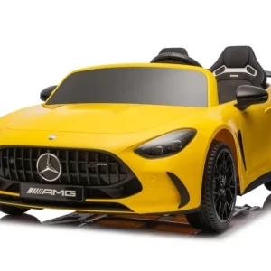 Licencirani auto na akumulator Mercedes Benz GT63 AMG - dvosjed - žuti