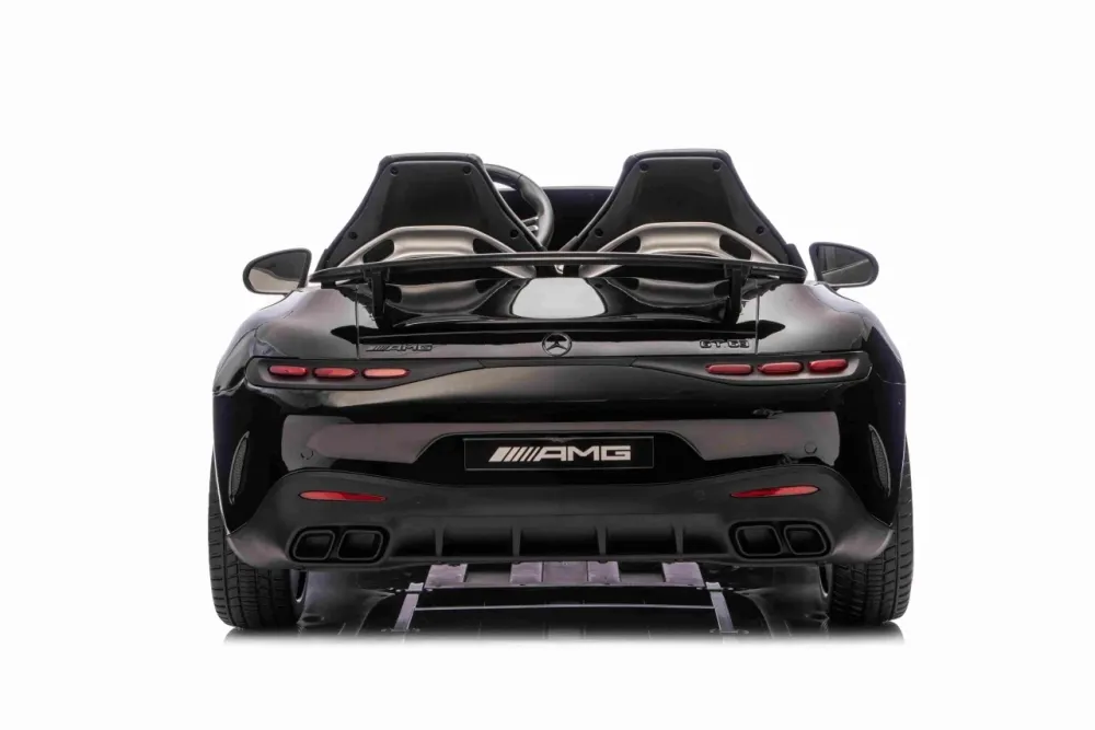 Licencirani auto na akumulator Mercedes Benz GT63 AMG - dvosjed - crni