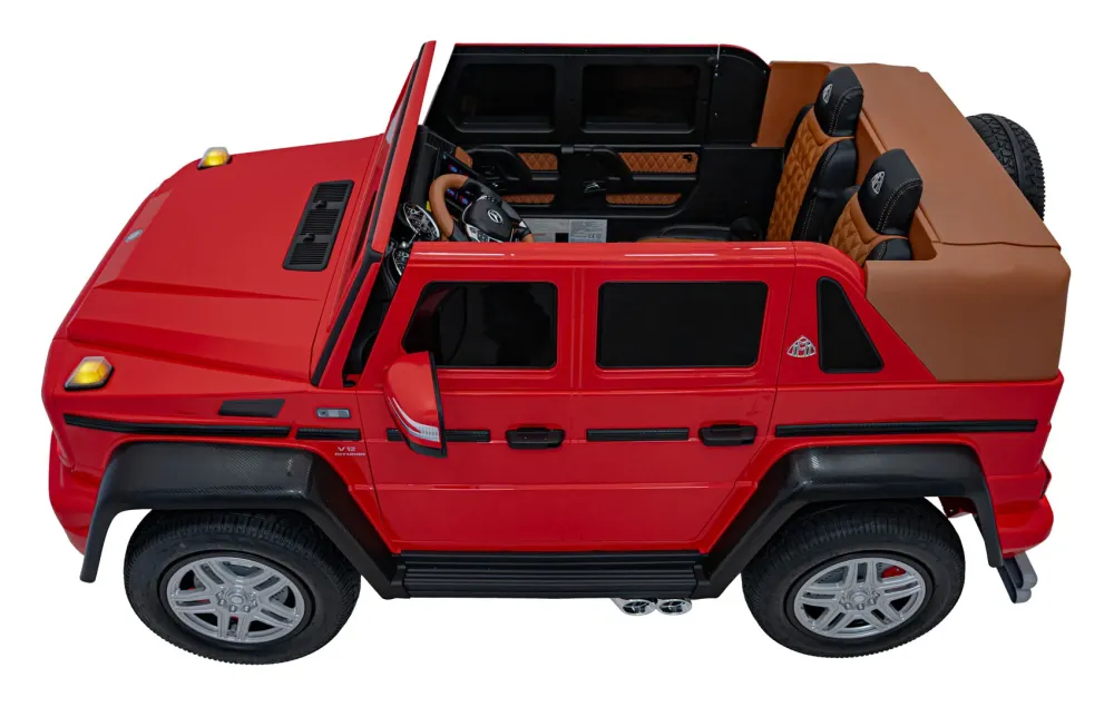 Licencirani auto na akumulator Mercedes Benz MAYBACH G650 4x4 - dvosjed - crveni