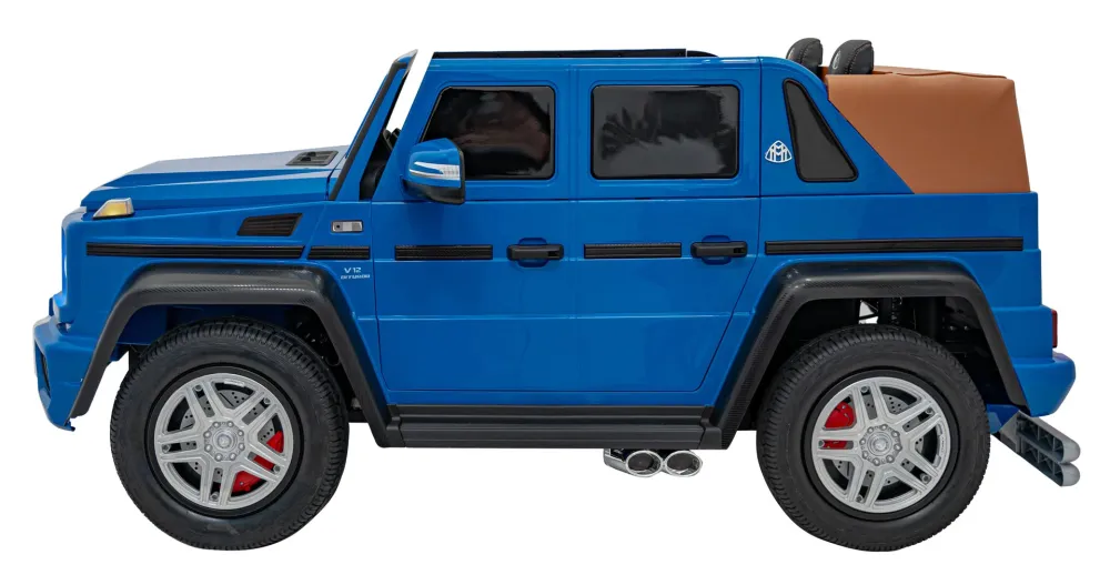 Licencirani auto na akumulator Mercedes Benz MAYBACH G650 STRONG - dvosjed - plavi