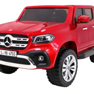 Licencirani auto na akumulator Mercedes Benz X-Class MP4 - crveni/lakirani