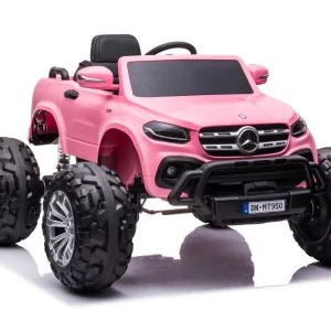 Licencirani auto na akumulator Mercedes DK-MT950 4x4 - svijetlo rozi