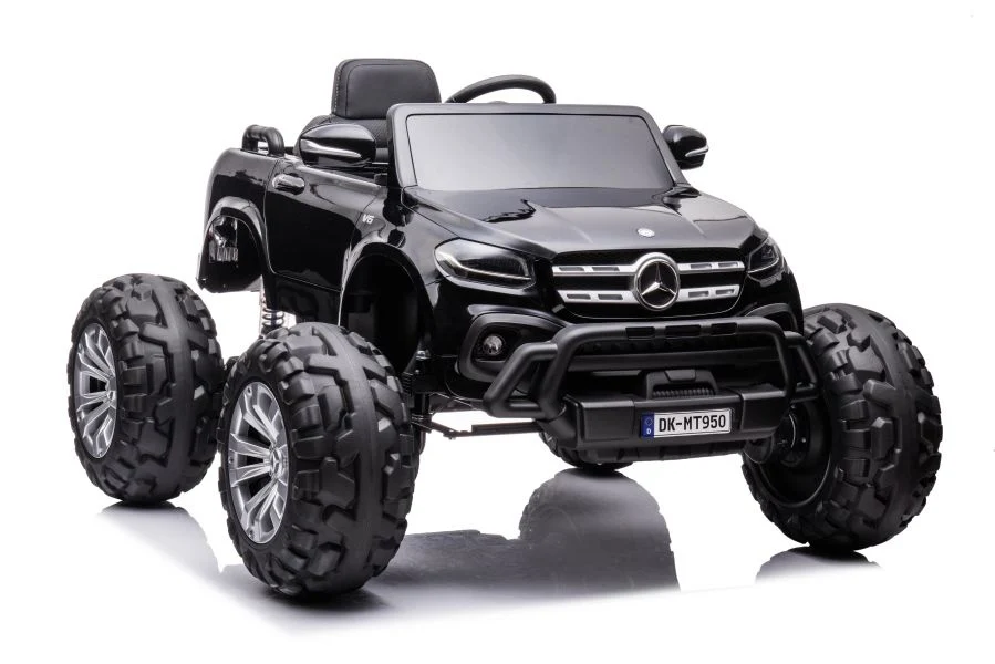 Licencirani auto na akumulator Mercedes DK-MT950 4x4 - crni/lakirani