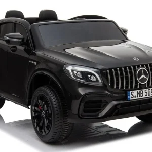 Licencirani auto na akumulator Mercedes GLC 63S QLS 4x4 - dvosjed - crni/lakirani