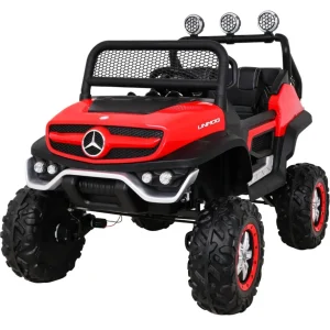 Licencirani auto na akumultor Mercedes BENZ UNIMOG S- crveni