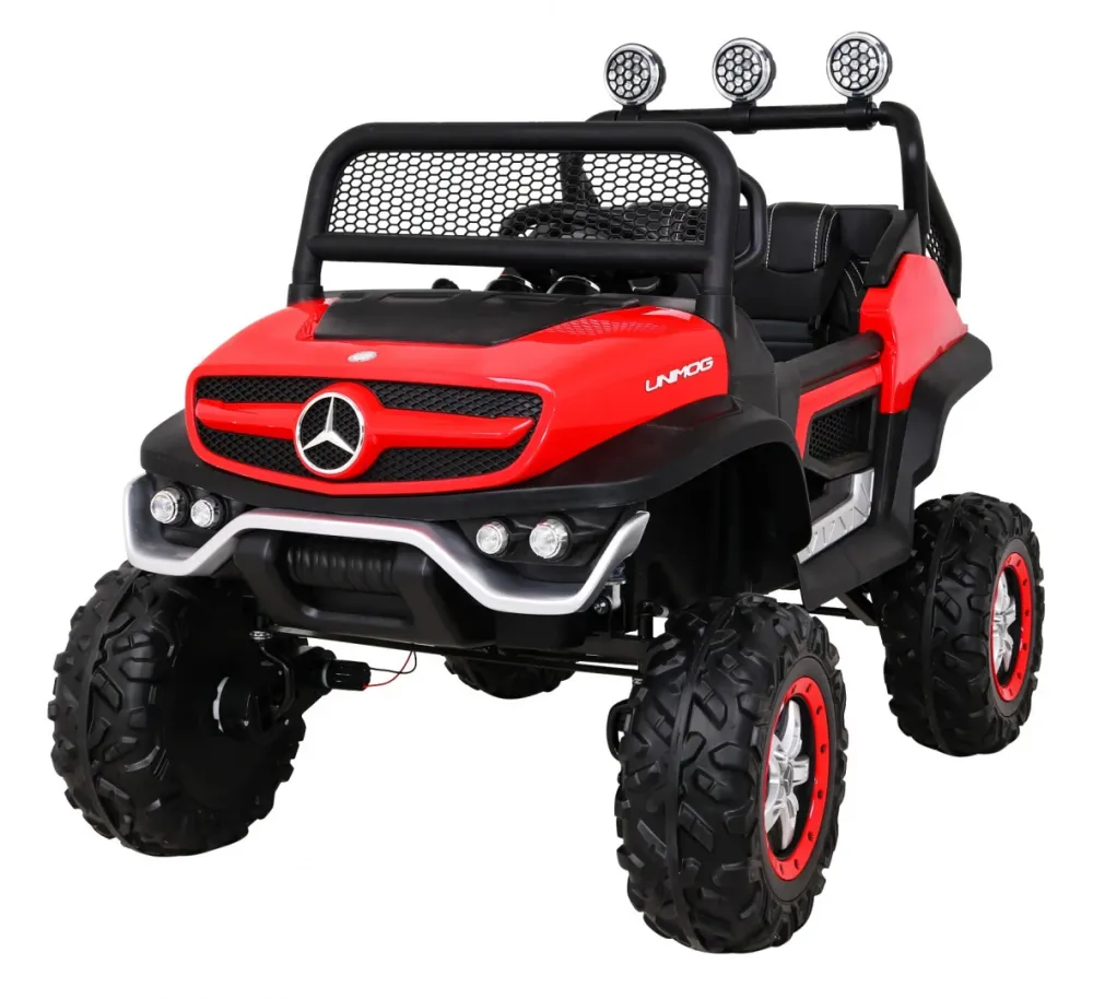Licencirani auto na akumultor Mercedes BENZ UNIMOG S- crveni