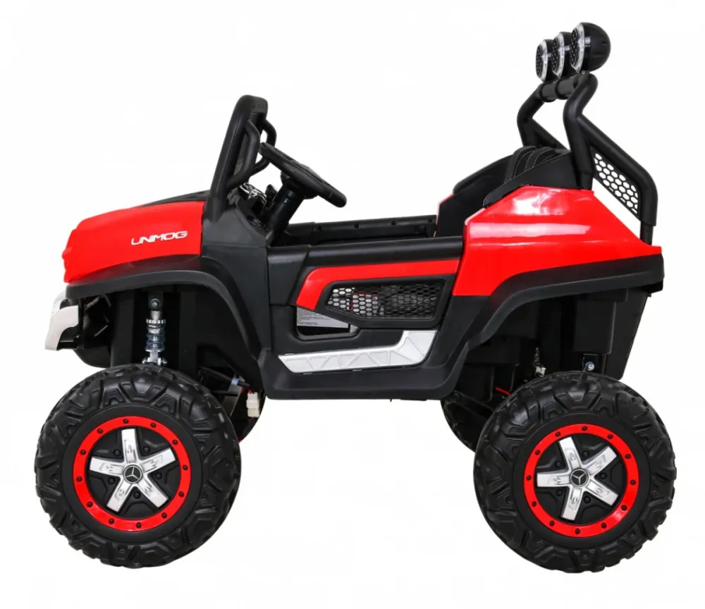 Licencirani auto na akumultor Mercedes BENZ UNIMOG S- crveni