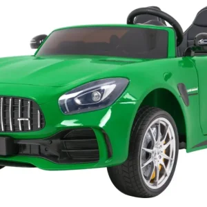 Licencirani auto na akumultor Mercedes Benz GT R 4 x 4 - zeleni/lakirani