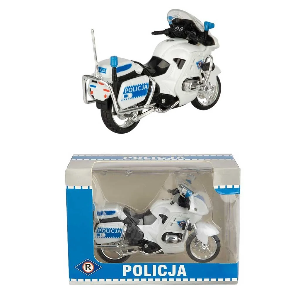 Model motora – Policijski motocikl (1:18, bijela)