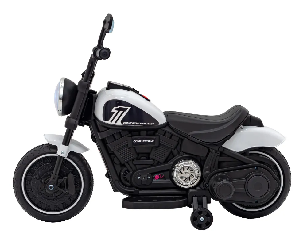 Motor na akumulator FASTER motorbike -bijeli