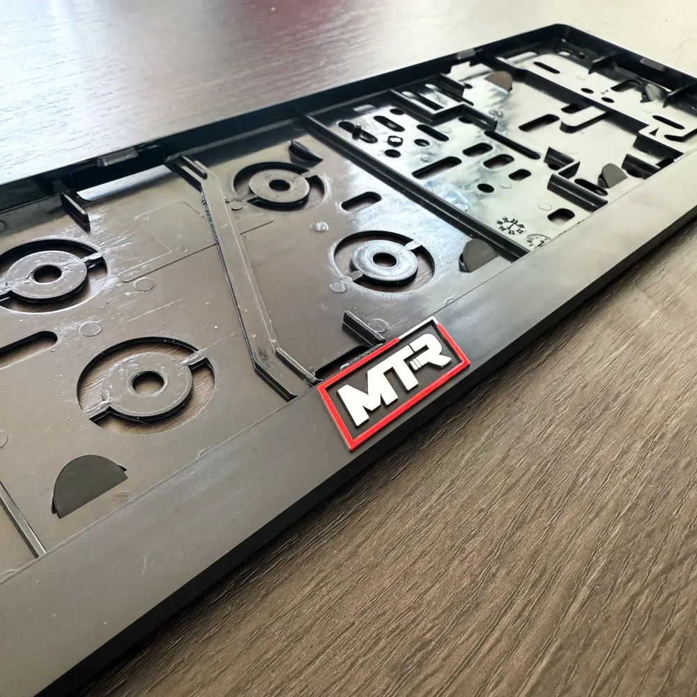 MTR Držč registarske pločice s 3D logotipom