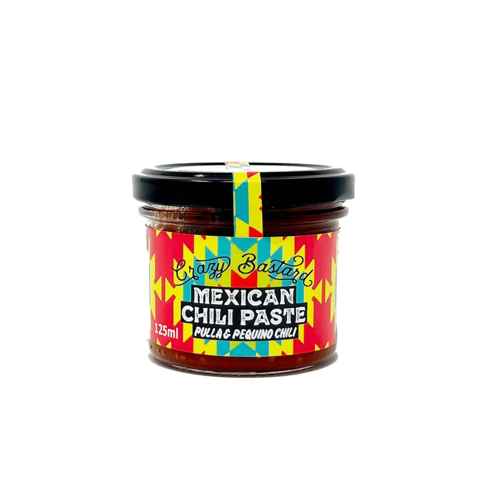 Crazy Bastard Mexican Chili Paste Pulla & Pequino Chili, ljuti umak od 125ml