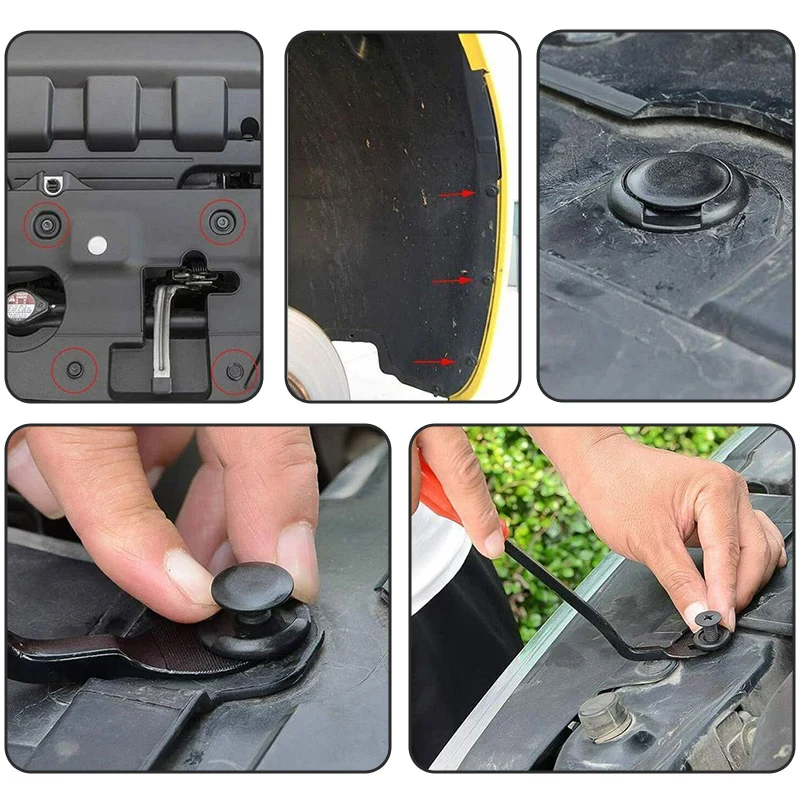 Set kopči za karoseriju automobila | 650 kom