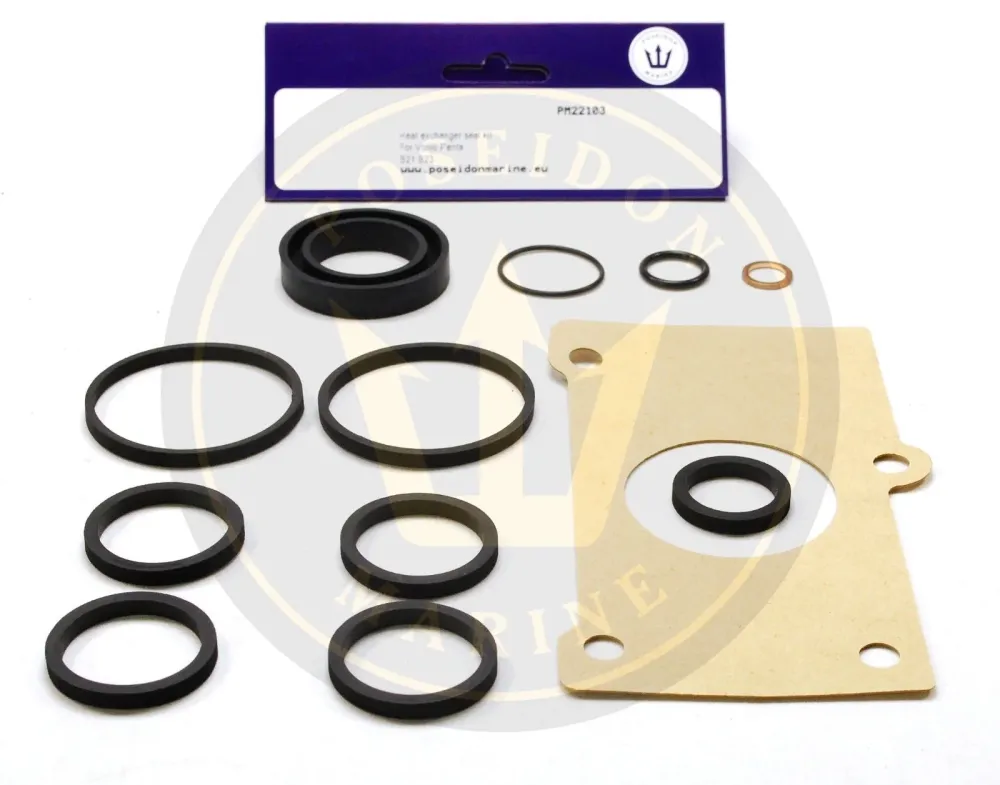Crom® Heat exchanger seal kit Volvo Penta AQ120B AQ125 AQ140A AQ145 831924 22103
