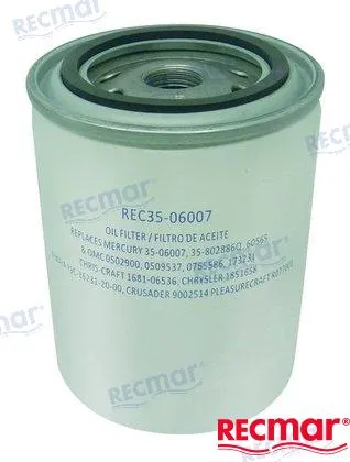 Oil Filter MERC/VOLVO/OMC 2.3/5.0/5.8L Ford