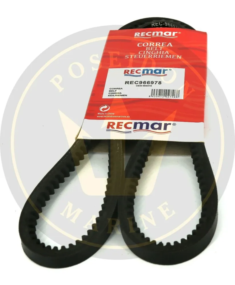 Recmar® Alternator belt Volvo Penta D30 D31 D40 D41 RO: 966978 1100mm
