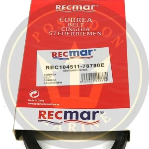Recmar® Alternator belt Yanmar 3GM30F 3YM27A RO: 104511-78780E