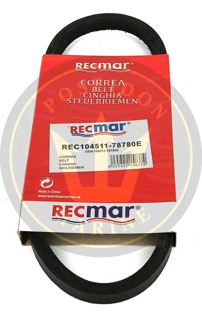 Recmar® Alternator belt Yanmar 3GM30F 3YM27A RO: 104511-78780E