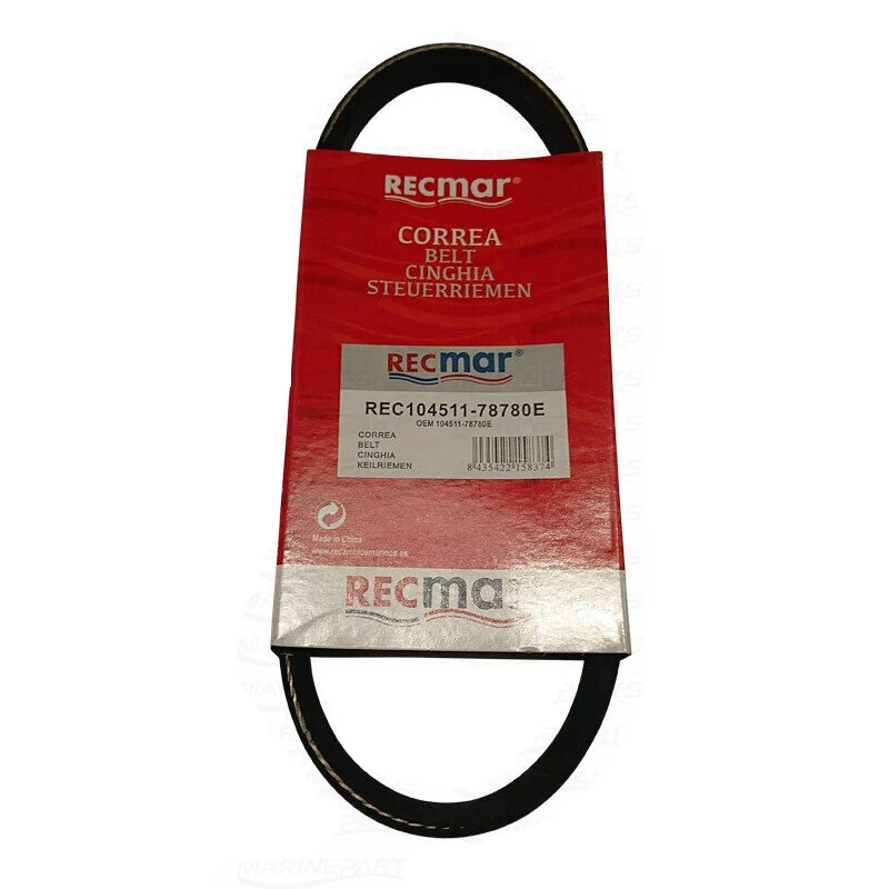 Recmar® Alternator belt Yanmar 3GM30F 3YM27A RO: 104511-78780E