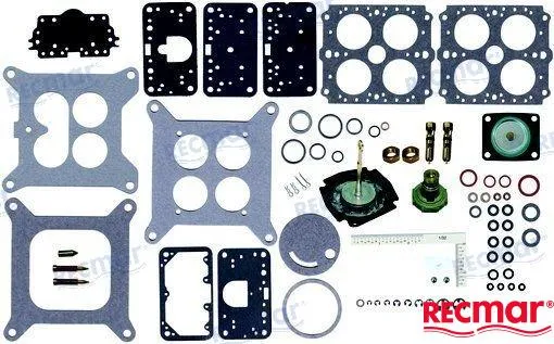 Recmar® Carburetor repair kit Volvo Penta Holley 4-bbl 3854107 Ford 351