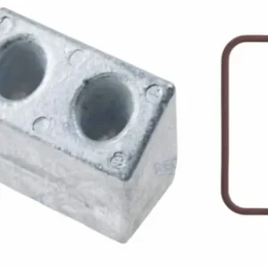 Recmar® manifold zinc anode Volvo Penta V6 V8 catalyst 21403633
