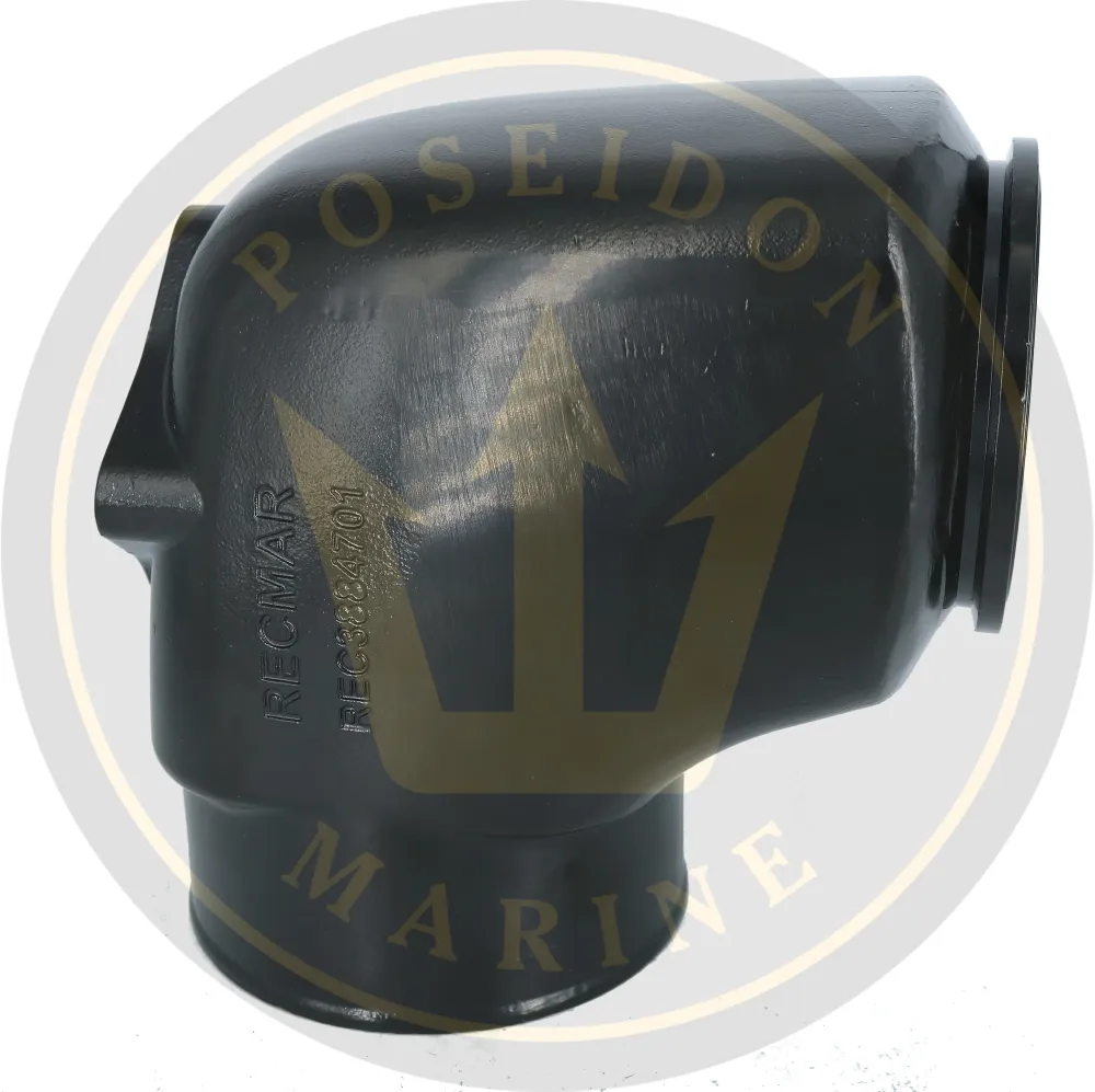 Recmar® Stainless Steel Exhaust Elbow Volvo Penta D4 replaces 3884701