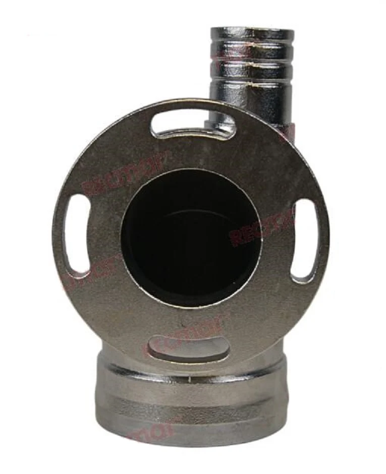 Recmar® Stainless steel Exhaust Elbow Yanmar 4LH-DTZ 4LH-DTE 119173-13501