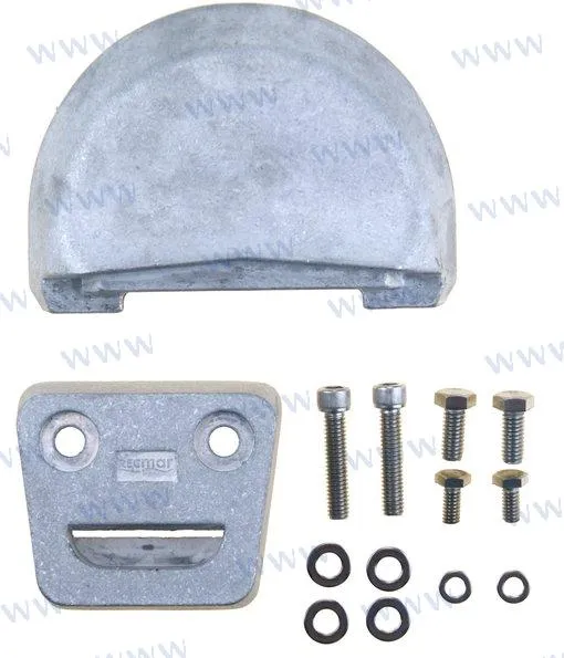 Recmar® Zinc Anode kit Volvo Penta SX DP-SM 3855411 3854130