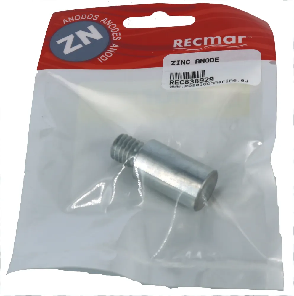 Recmar® Zinc anode Volvo Penta 3838499 800476 804107 838929 858501 18-6001