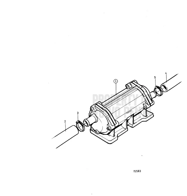 Volvo Penta® Hose sea water pump to oil cooler 860997