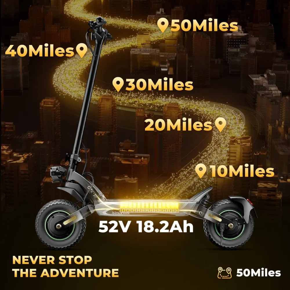 GT4 električni skuter TorqueBeast s dvostrukim motorom od 2400 W, terenski sklopivi, domet 70-80 km CE Certificirani, snaž...