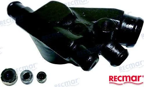 Recmar® thermostat housing OMC & Volvo Penta V6 V8 3850360
