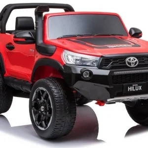 Licencirani auto na akumulator Toyota Hilux 4x4 - dvosjed - crveni/lakirani