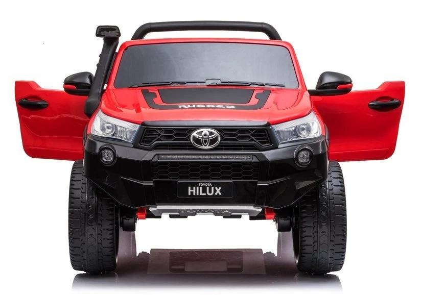 Licencirani auto na akumulator Toyota Hilux 4x4 - dvosjed - crveni/lakirani