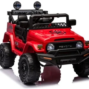 Licencirani auto na akumulator Toyota FJ White 4x4 - crveni