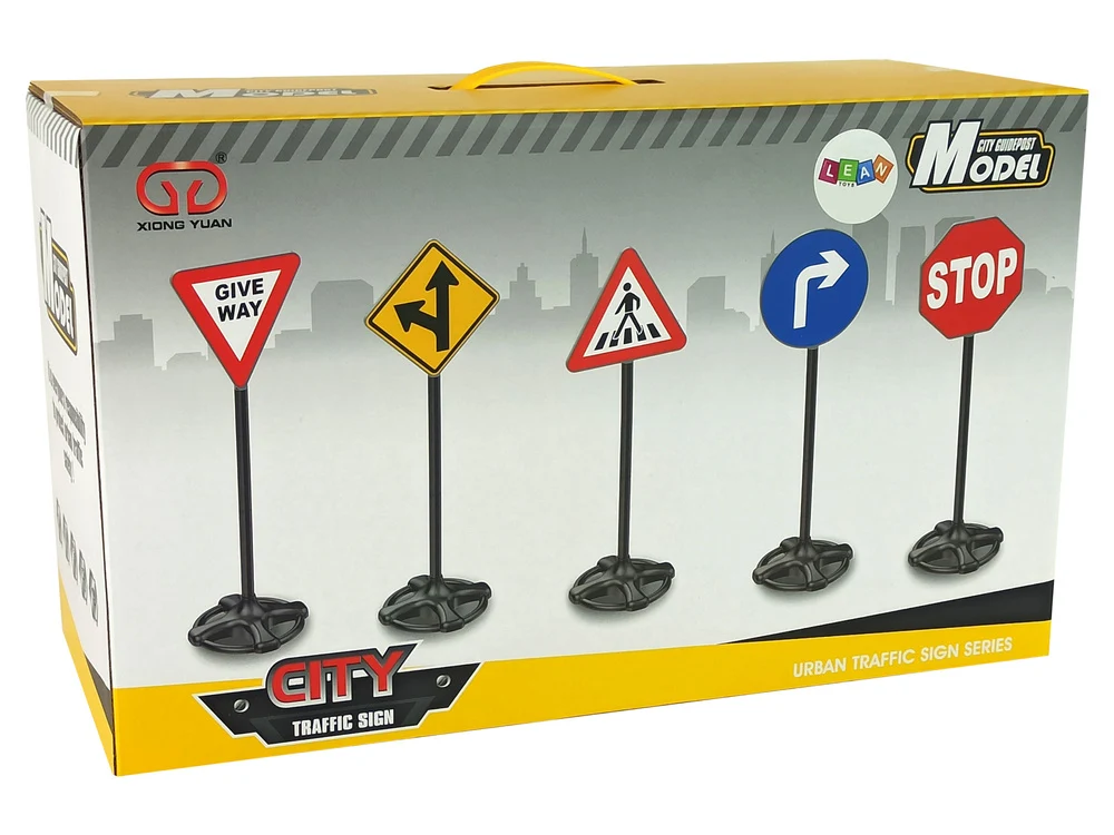 Veliki set edukativnih prometnih znakova 82 cm - 5 znakova
