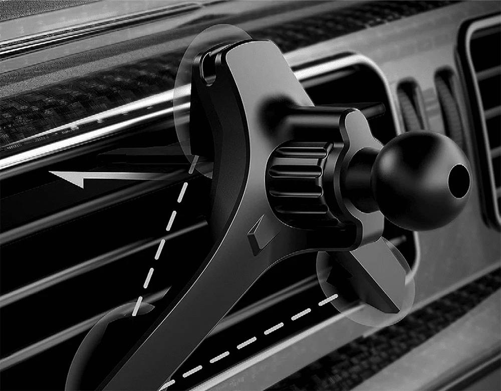 Blavec BH-09 Magnetni držč za ventilacijski otvor automobila (BH09-MAVB) crni