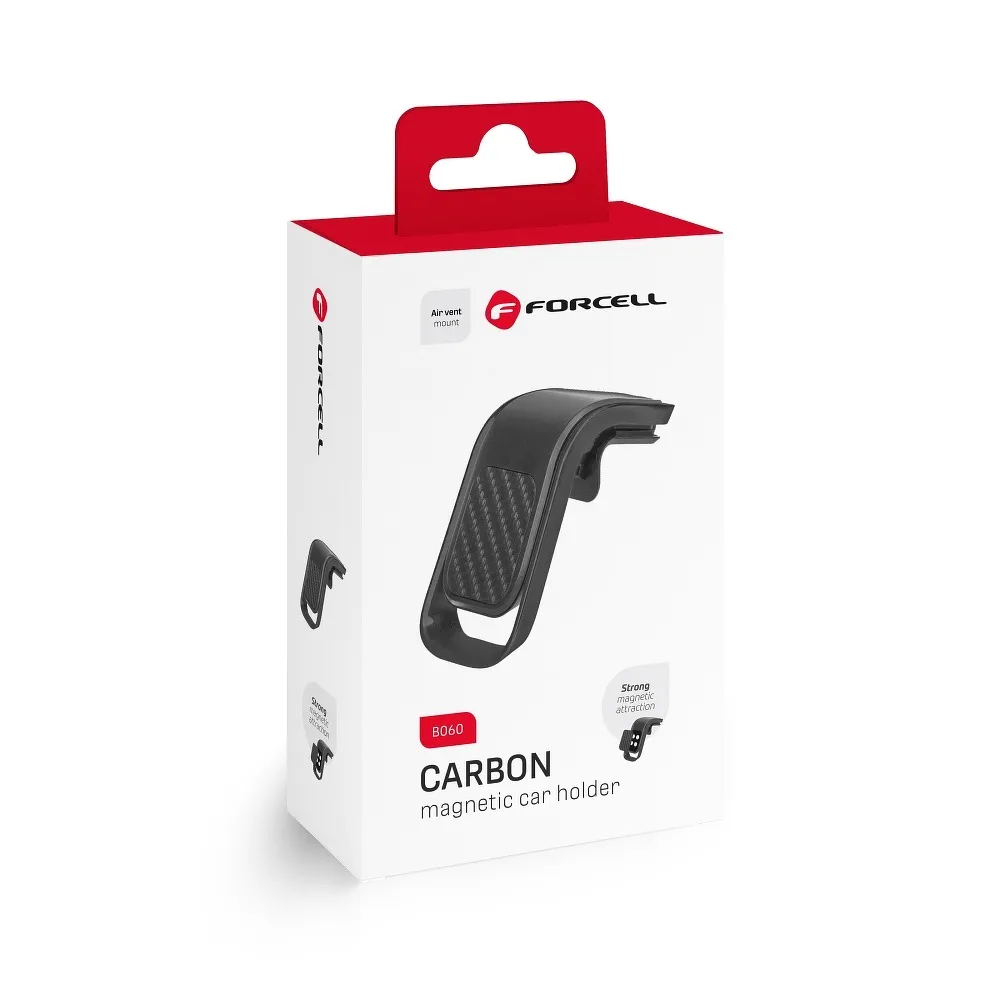 FORCELL CARBON B060 magnetni auto držč za ventilacijsku rešetku